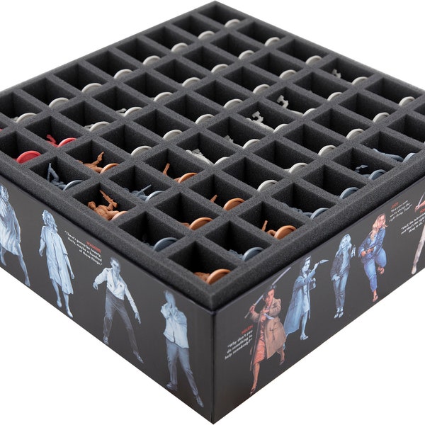 Feldherr foam set for Night of the Living Dead - A Zombicide Game - board game box