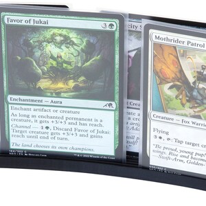 Pack de 4 pièces Feldherr présentoir pour cartes de jeu - incurvé + extensible