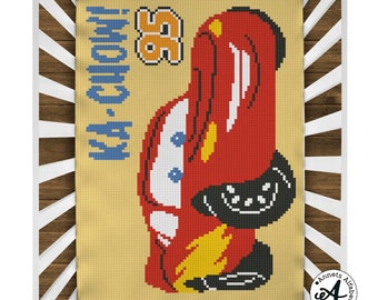 Haakpatroon C2C Cars deken c2c haken pixelhaken autodeken instant download pdf Ka chow