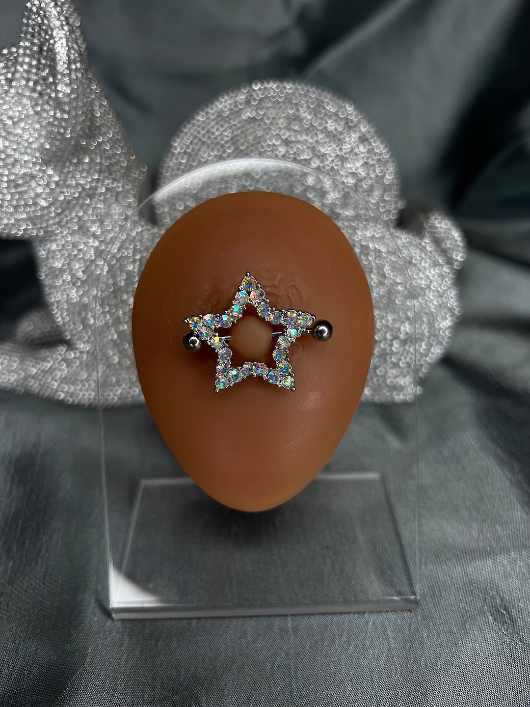 Fivepointed Star Nipple Piercing Sexy Nipple Ring Etsy