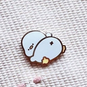 Duck Butt Hard Enamel Pin | Cute Kawaii Animal Pin | Pastel | Gifts Birthday