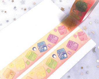 Rainbow Gummy Washi Tape | Cute Kawaii Stationaries