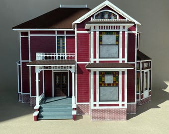 Charmed Dollhouse Handmade Halliwell Manor Dollhouse – Charmed-Inspired  Victorian Miniature Replica with LED Lights
