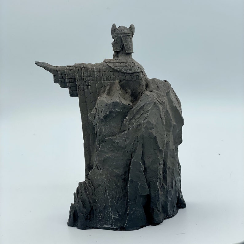 The Lord of the Rings LOTR Argonath Bookend Dioarama 2pcs Collectible Not 3D Printed Argonath Statue Detailed Unique Version image 10