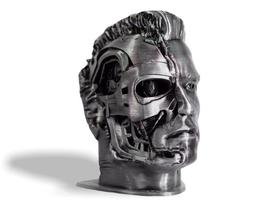 Buste Terminator 2, Arnold Schwarzenegger 8,2 pouces/21 cm version : T-800 arrivé