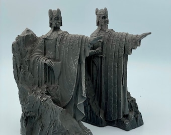 LOTR | Statues et serre-livres Argonath Le Seigneur des anneaux | Diorama 2 pièces | Statue d'Argonath | Livraison rapide pour la Saint-Valentin