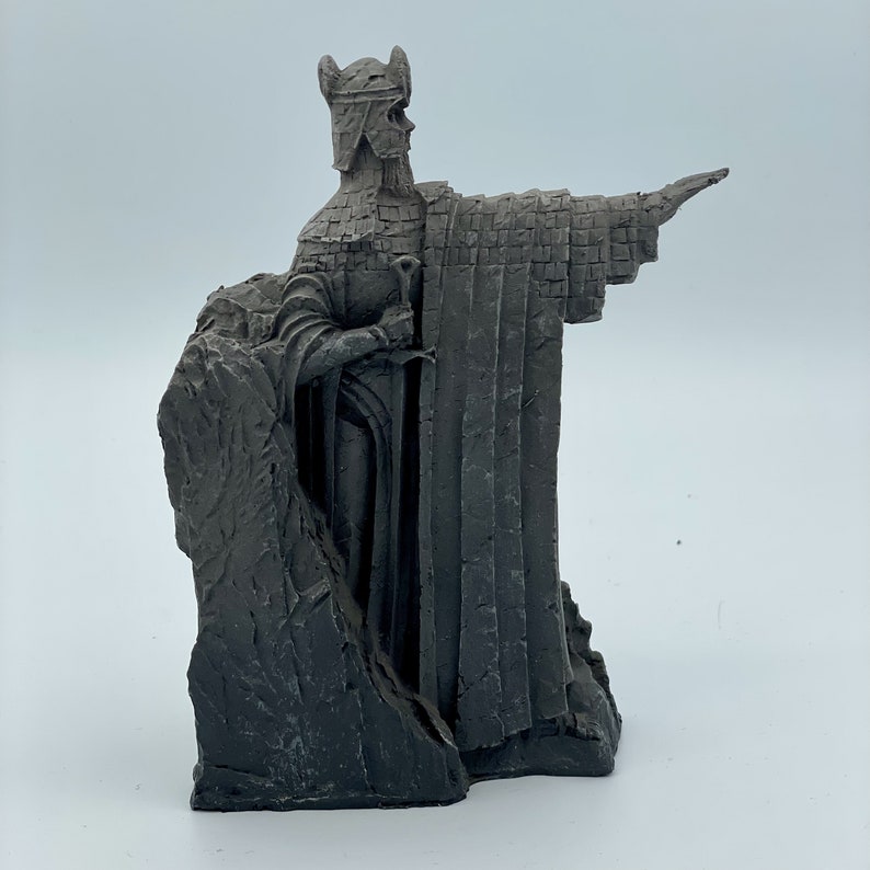 The Lord of the Rings LOTR Argonath Bookend Dioarama 2pcs Collectible Not 3D Printed Argonath Statue Detailed Unique Version image 9