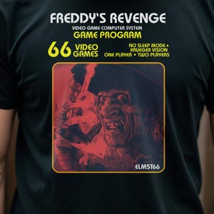 Freddy's Revenge T-Shirt, Horror Movie Video Game Tee, 80s Nostalgia Shirt