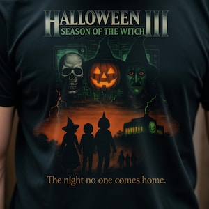 Halloween III Season of the Witch T-Shirt, Horror Movie Cult Classic Tee, Eerie Halloween Gift, Spooky T-Shirt