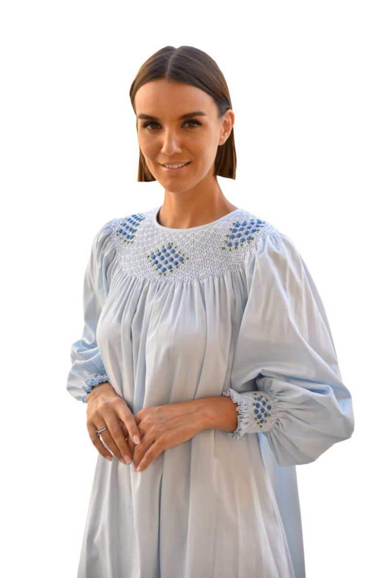 maxi smock dress womens