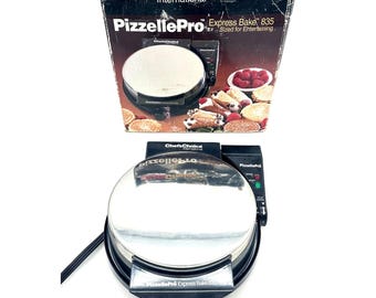 Chef's Choice PizzellePro Express Bake 835 Electric Pizzelle Maker Cannoli