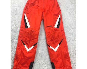 Spyder Mens Insulated Ski Pants 29x30 Red Winter Snowboard Snow Trousers Vintage