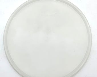 Vintage Tupperware Replacement Lid 1702 White Round 7" Seal Fits 1699 1700l