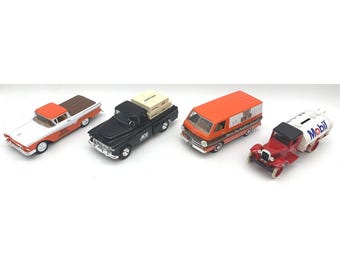 Ertl Liberty Classics Die Cast Coin Bank Lot 4 Ford Chevy Dodge Hawkeye