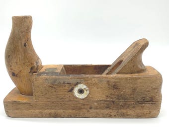 Vintage Ulmia Ott German Wood Horn Plane Putzhobel ~48mm — No Iron