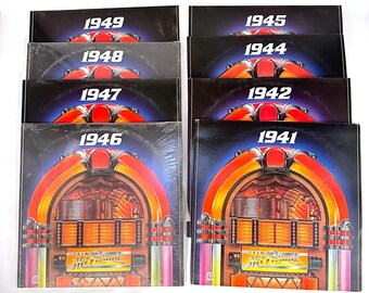 Time Life Your Hit Parade Vinyl Record LP Lot 1941-49 8 Double Box Set Big Band