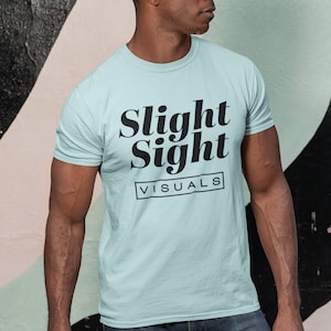 Unisex Slight Sight Visuals Logo Tee Short-Sleeve T-Shirt