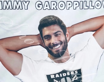 NFL Las Vegas Raiders Jimmy Garoppolo - La almohada Garoppolo original