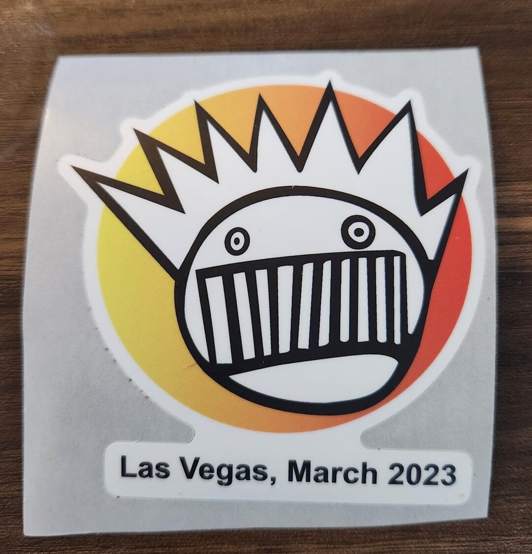 WEEN Las Vegas, Boognish Sticker Etsy