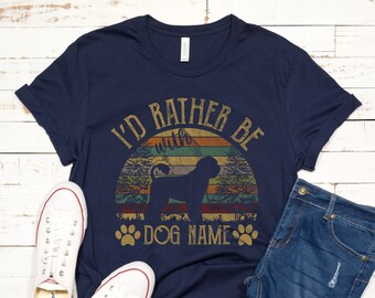 Portuguese water dog Shirt, Funny Portuguese water dog Gift, Personalized Portuguese water dog Tshirt, Vintage Portuguese water dog Shirt