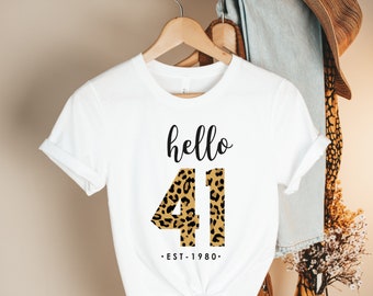 41 Birthday Shirt Etsy