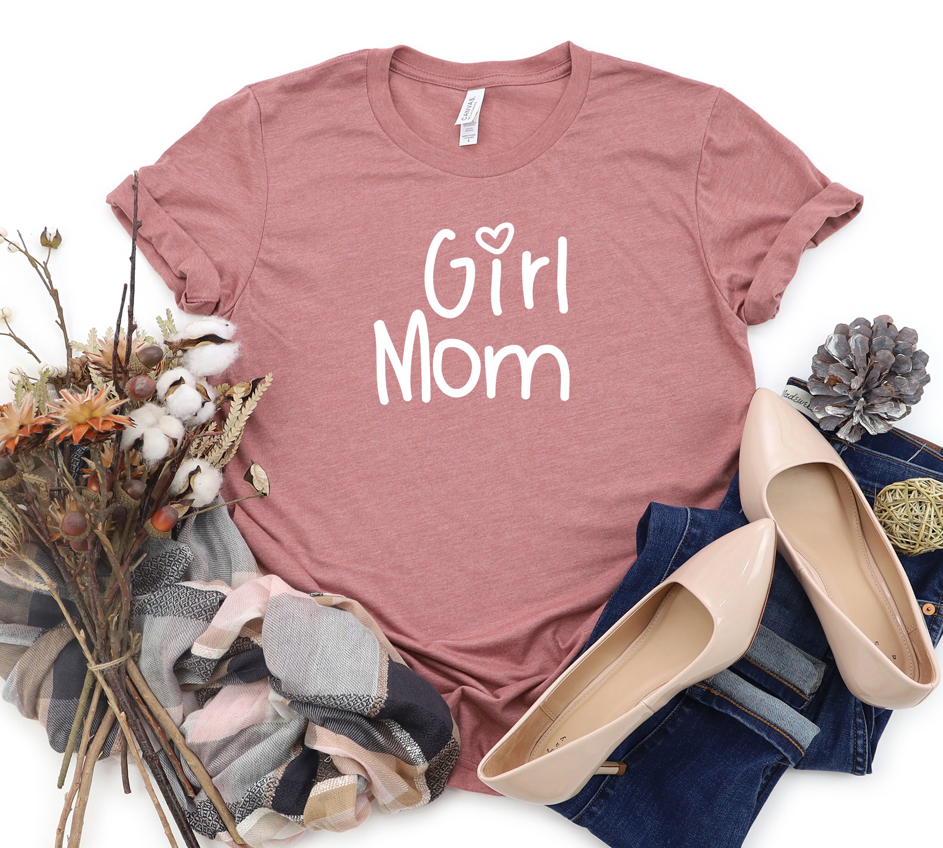 Girl Mom Shirt girl mama shirt Mom of Girls Shirt Mom of Etsy