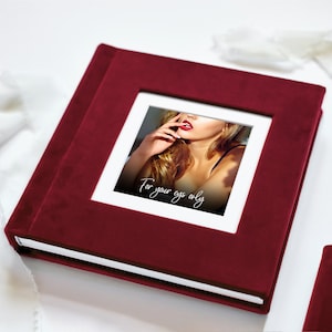 Boudoir photo album Boudoir book Boyfriend gift Husband gift For your eyes only Couples gift Anniversary for boyfriend Gifts for him Fiance