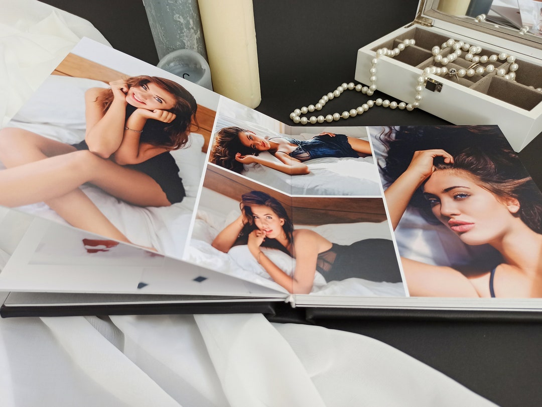Photo Book Boudoir Photo Album Husband Gift Couple Boyfriend Gift for Your  Eyes Only Boudoir Bridal Velvet New Year Gift Christmas