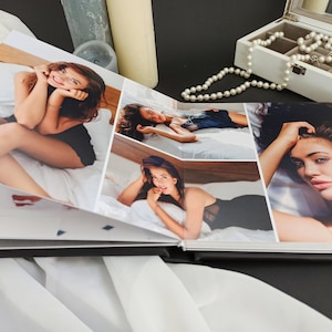 Photo Book Boudoir photo album Husband gift Couple Boyfriend gift For your eyes only boudoir bridal velvet new year gift christmas