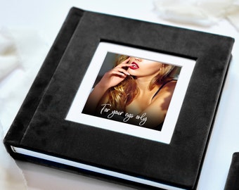 Boudoir photo album Boyfriend gift Boudoir book Husband gift For your eyes  only Couples gift Anniversary for boyfriend Gifts for him Fiance
