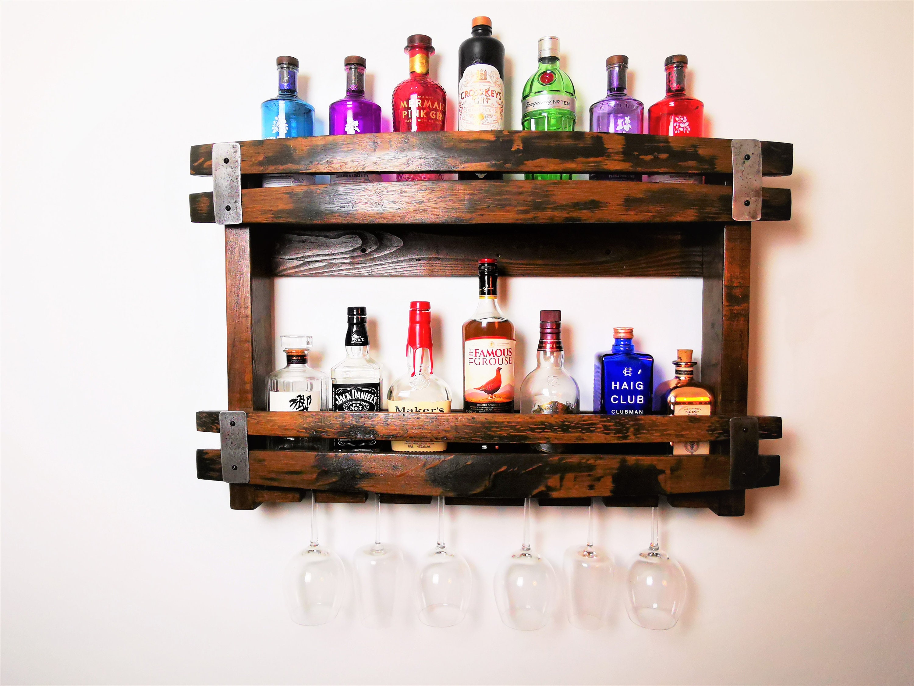 Gabinete de licores Estante de bebidas Home Bar Estante | Etsy