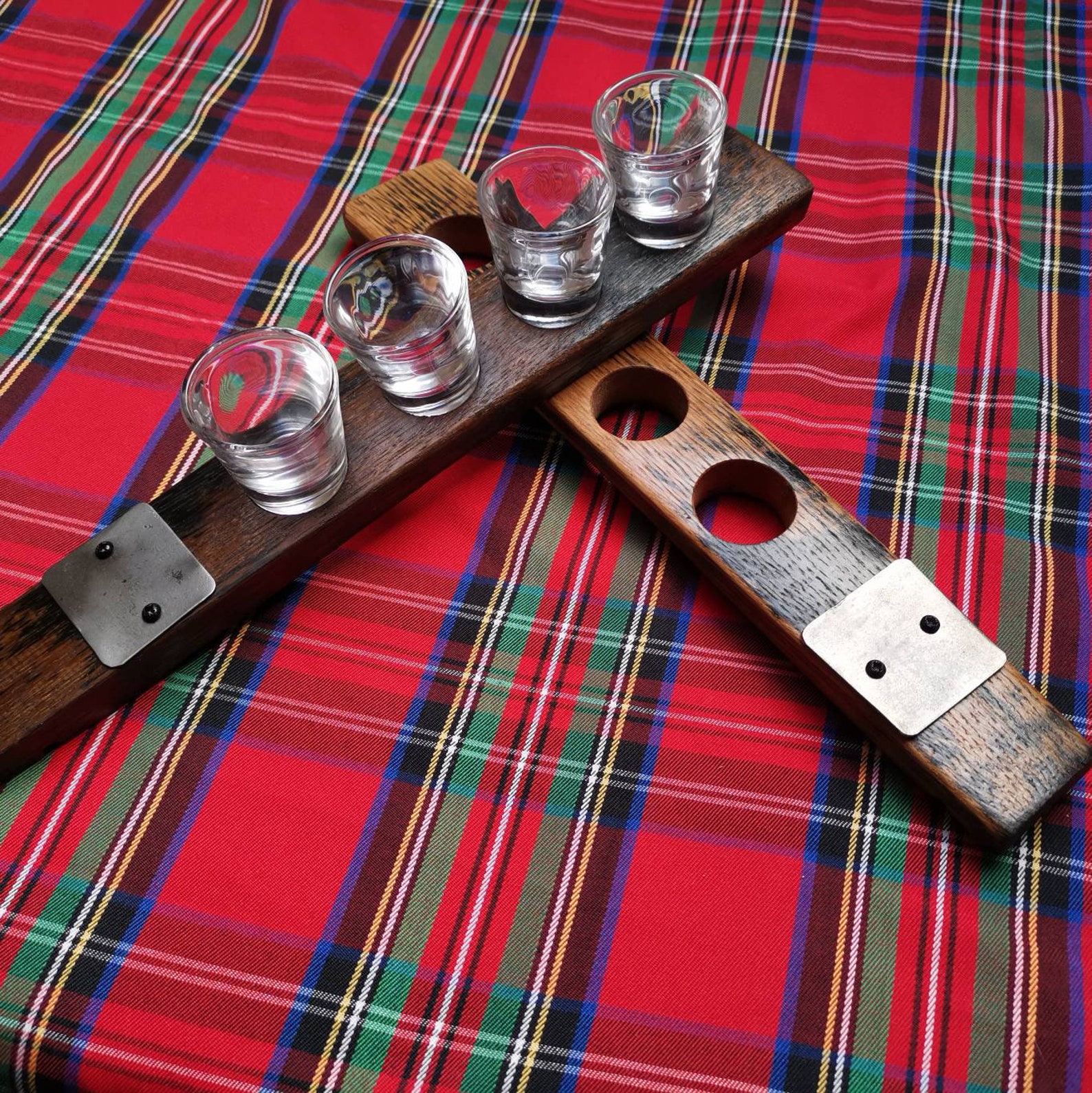 Shot Glass Flight Tray Shot Holder Made From Reclaimed Etsy