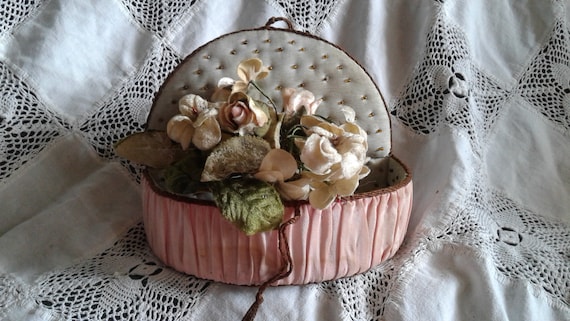 vintage fabric box