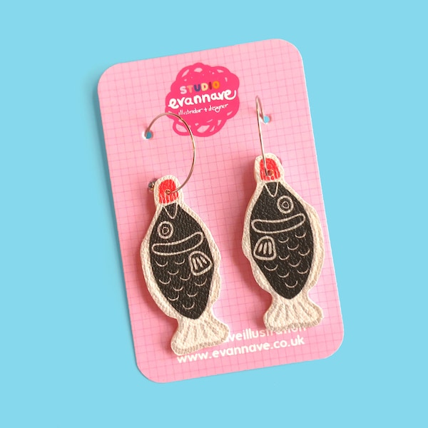 Fish Earrings Etsy UK