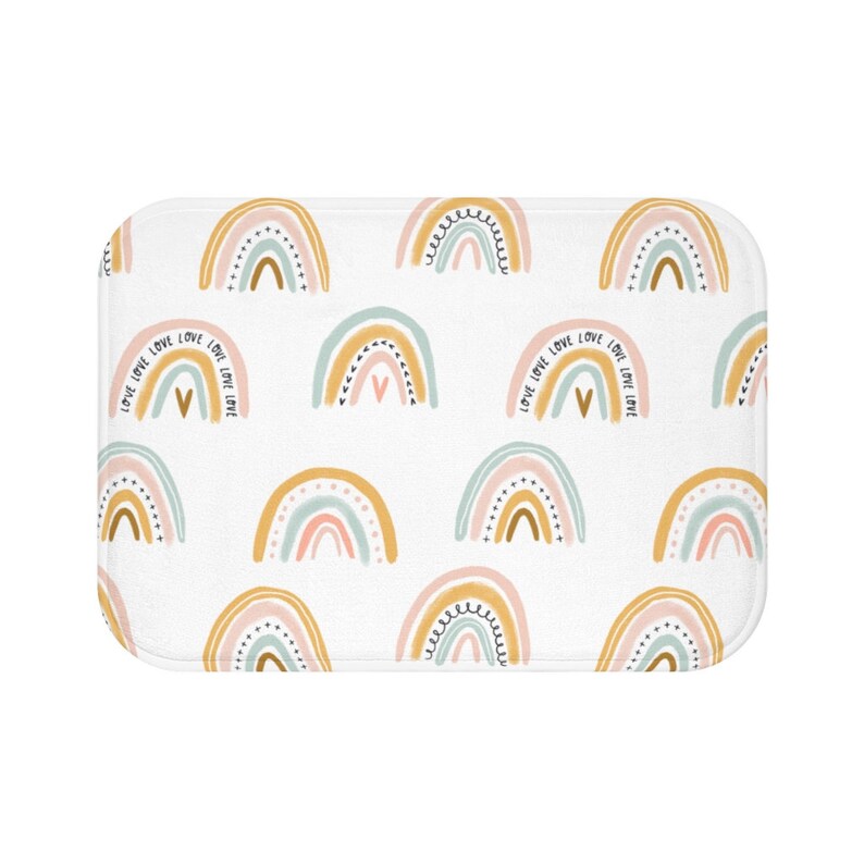 Bath Mat Nonslip Bath Mat Scandinavian Design Bath Mat Etsy