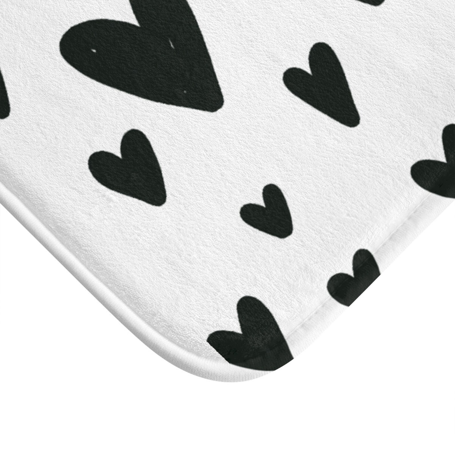 Shower Curtain Black & White Kids Shower Curtain Etsy