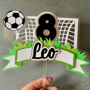 Soccer cake topper for soccer birthday, Sports cake topper, Soccer gift favor, European football Party, football party, soccer theme decor