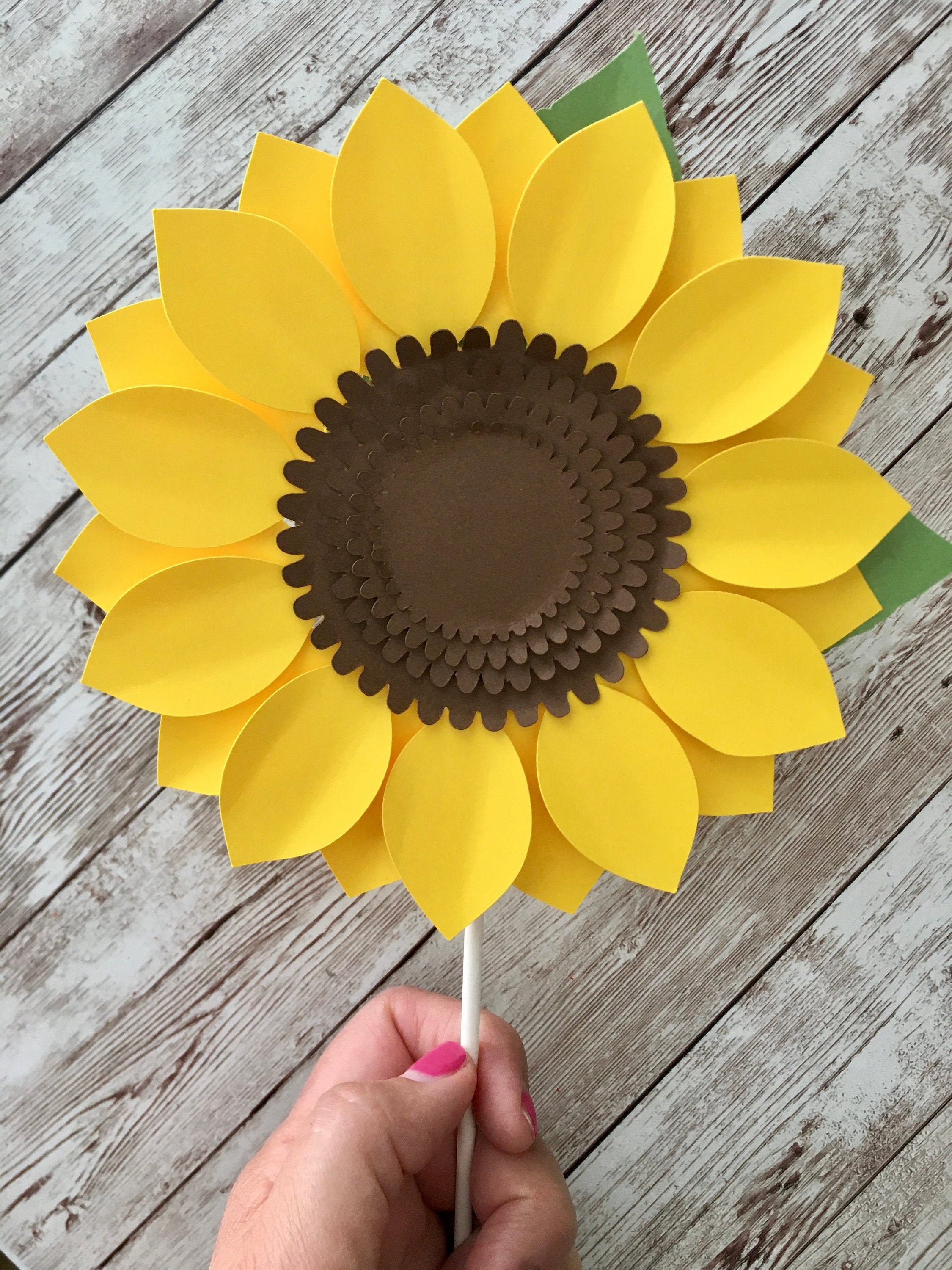 Set of 2 big sunflowers centerpieces paper flower centerpieces paper sunflower sunflower decor sunflower decor sunflower