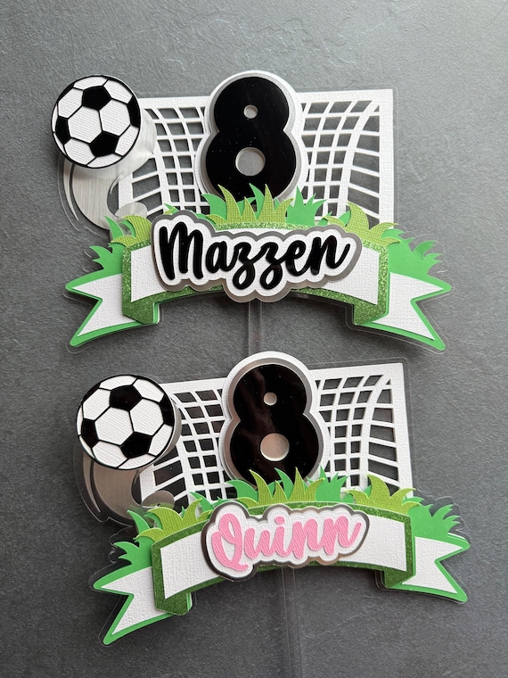 Soccer cake topper for soccer birthday, Sports cake topper, Soccer gift favor, European football Party, football party, soccer theme decor