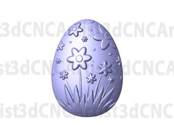 Easter Egg STL File for 3d printing, Laser, CNC Router - 3D Printable model - Easter 3d printable model - Easter | Easter Egg STL