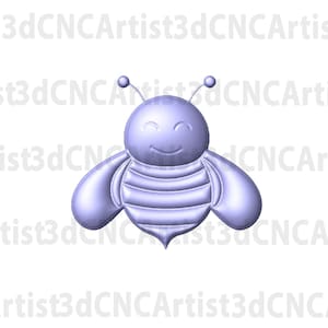 Arquivo STL Honey Bee para impressão 3D, Laser, Roteador CNC - Modelo 3D para impressão - Modelo Honey 3D para impressão - Download do modelo 3D Bumblebee