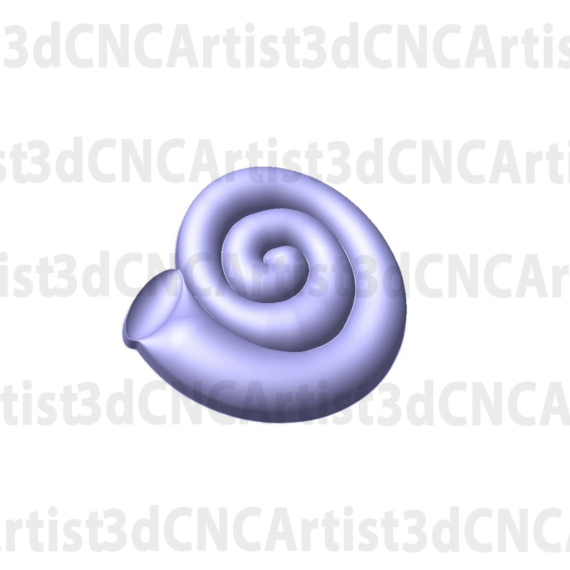 3d Sea Shell Cnc Router Seashell STL File for 3d Printing, Laser, CNC Router - 3D Printable ...