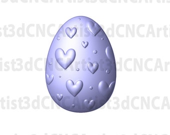 Easter Egg STL File for 3d printing, Laser, CNC Router - 3D Printable model - Easter 3d printable model - Easter | Easter Egg STL