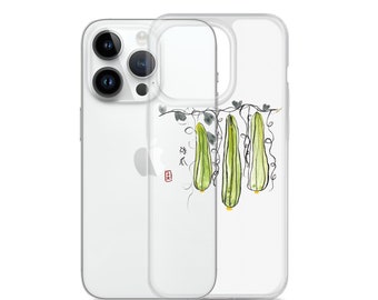 Luffa by Ink Painting - Clear Case for iPhone®