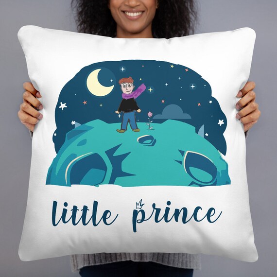 The Little Prince Throw Pillow Cute Throw Pillow Little Etsy