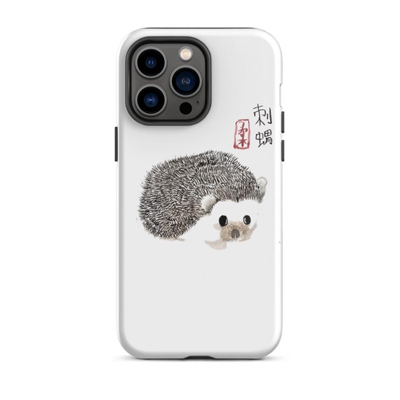 Cute Asian Drawing Style Hedgehog Premium Case for iPhone®