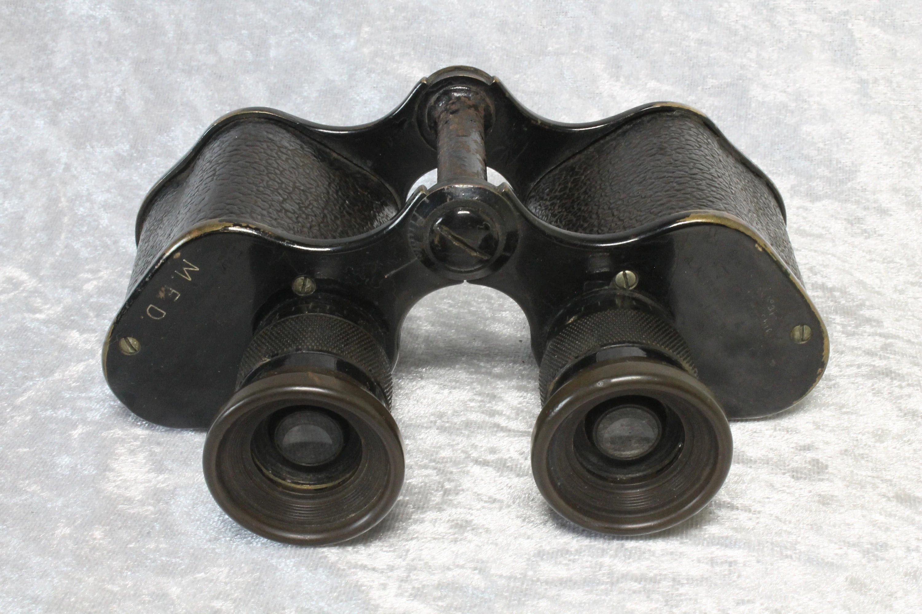 WW1 1918 British Army Binoculars Military Forwarding Department