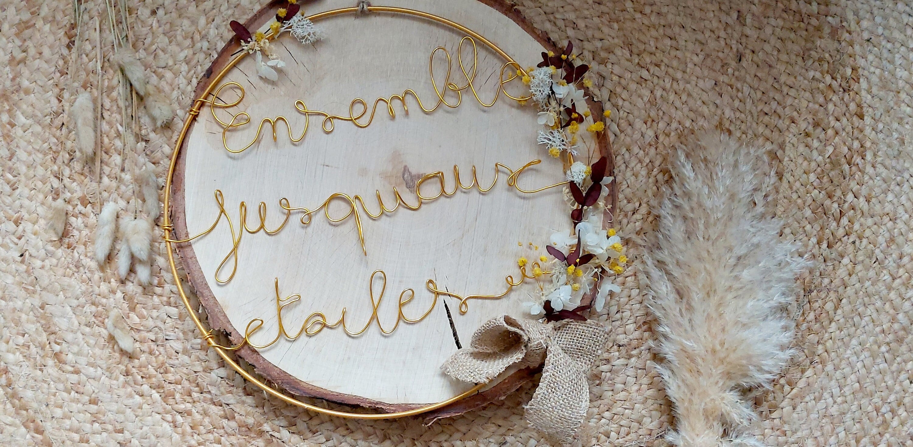 Couronne Florale Décorative - Idées Cadeaux Décoration d'intérieur Chambre Salon