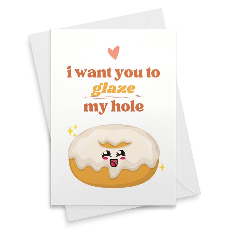 Dirty Valentine's Day Card for Him Husband or Boyfriend Anniversary 01847 image 1