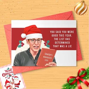 Funny &#39;That Was A Lie!&#39; Christmas Card, Funny Maury Holiday Card, Funny Christmas Card, Funny Holidays Card, Merry Christmas [CR]